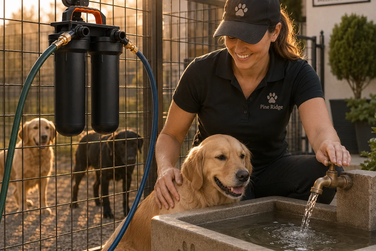 Sentry H2O Portable System for dog breeder and kennel water stations